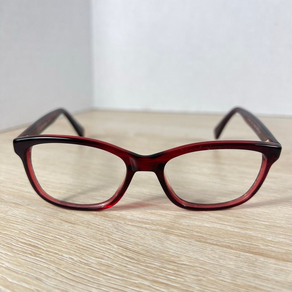 Oliver Peoples OV5194 1053 Follies Eyeglasses Red Frames Only 49-16-140 Italy - Picture 4 of 10